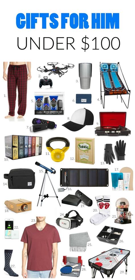 mens gifts for under $100